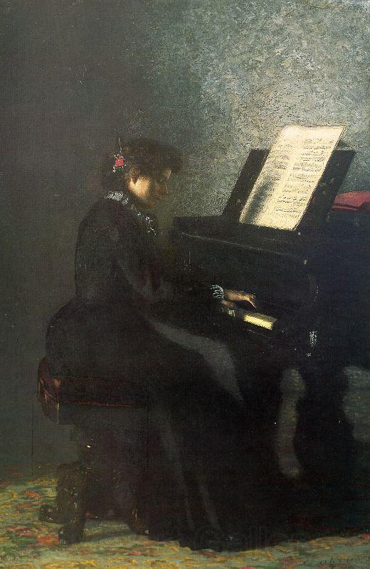 Thomas Eakins Elizabeth at the Piano